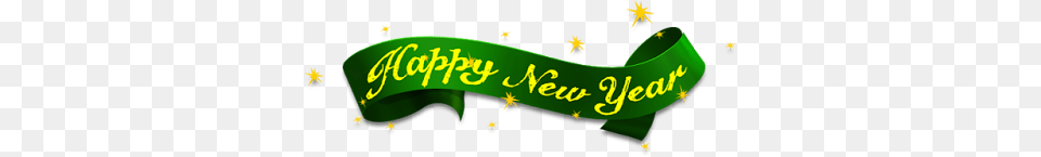 Green Happy New Year Picture, Symbol, Food, Ketchup, Text Free Transparent Png
