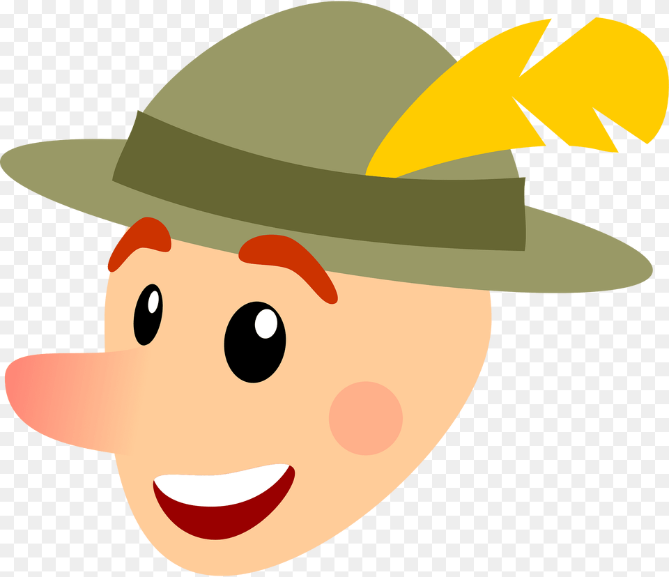 Green Hat Bold Head Clipart, Clothing, Animal, Fish, Sea Life Png Image
