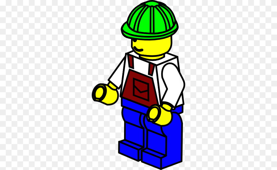 Green Hat Lego Construction Worker Clipart For Web, Clothing, Hardhat, Helmet, Person Free Png Download