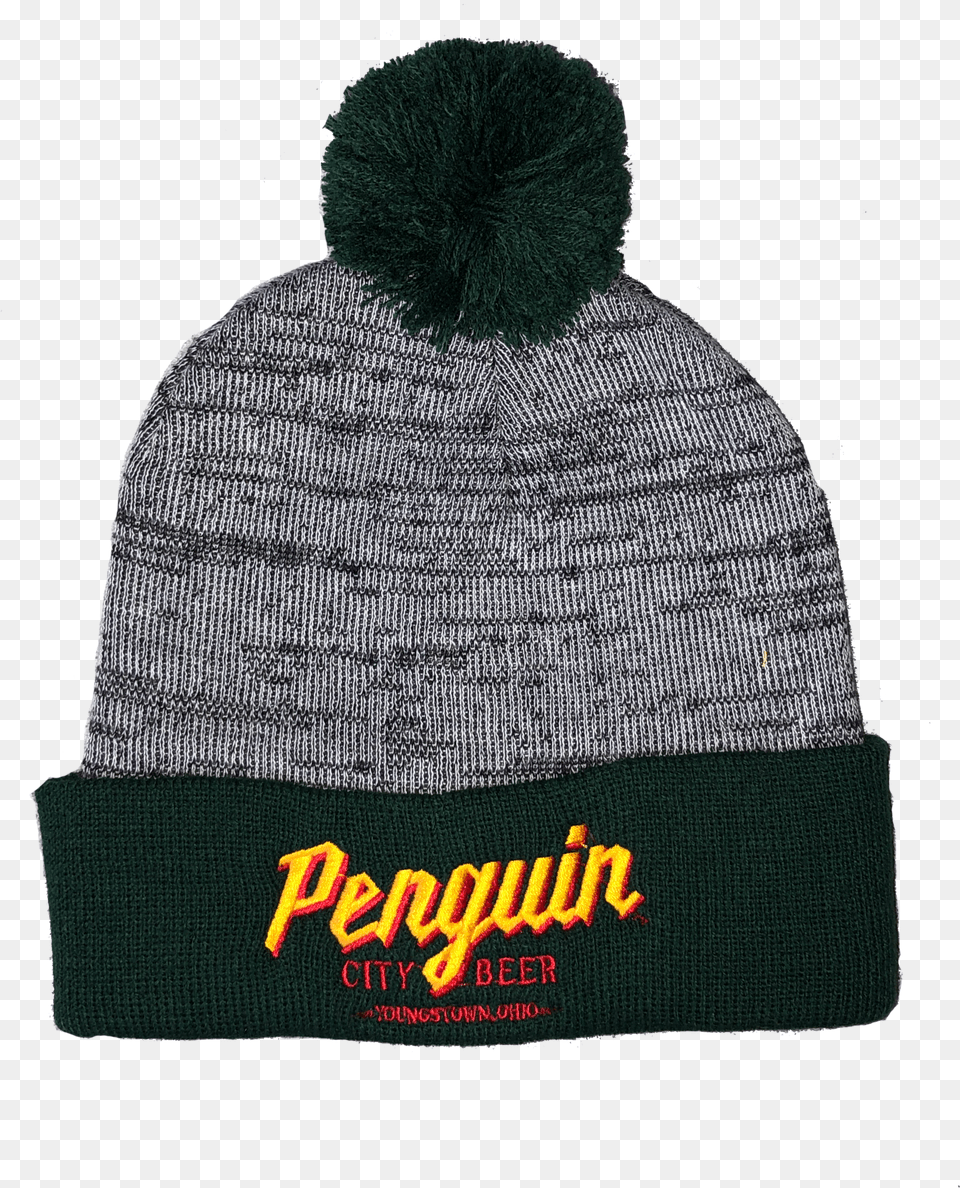 Green Hat Yellow Writing Hat, Beanie, Cap, Clothing, Coat Png Image