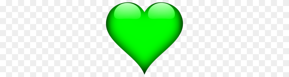 Green Heart, Balloon Free Png