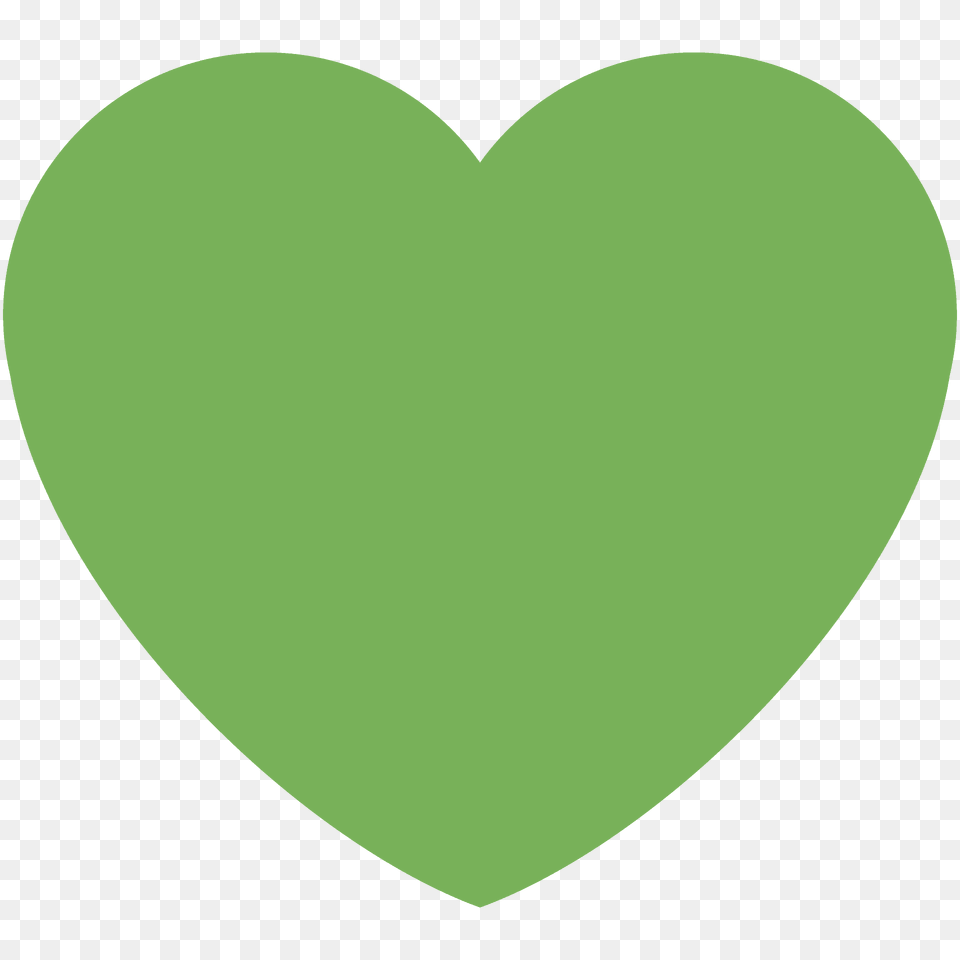 Green Heart Emoji Clipart Png