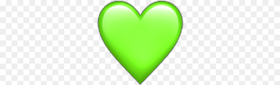 Green Heart Emoji Iphone Freetoedit Heart, Balloon Png Image