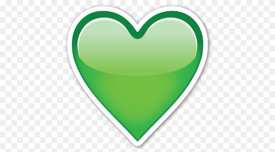 Green Heart Emoji Sticker Emoji Purple Heart Png Image