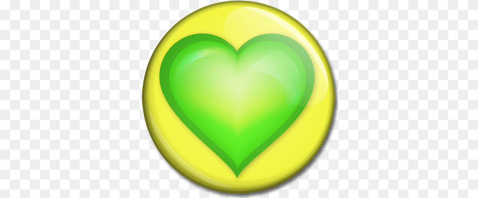 Green Heart Green Heart And Yellow Heart, Balloon Free Transparent Png