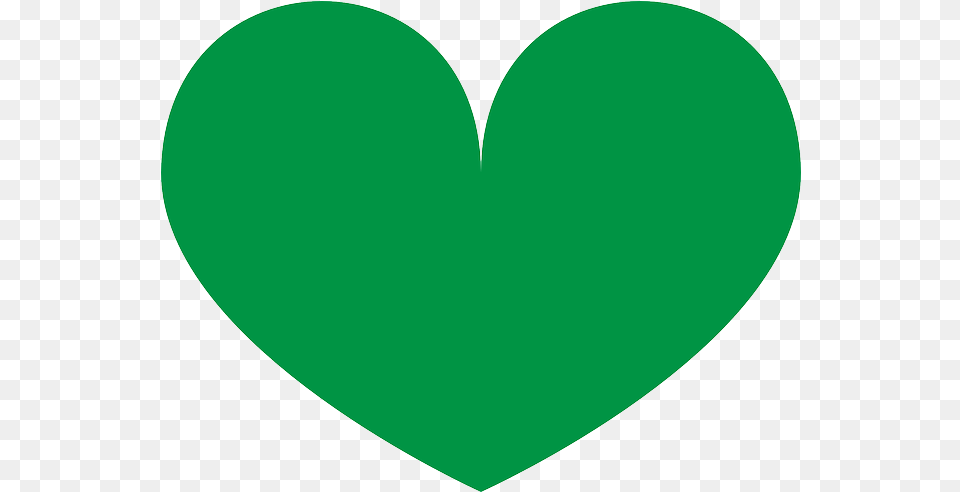 Green Heart Love Shape Valentine Png