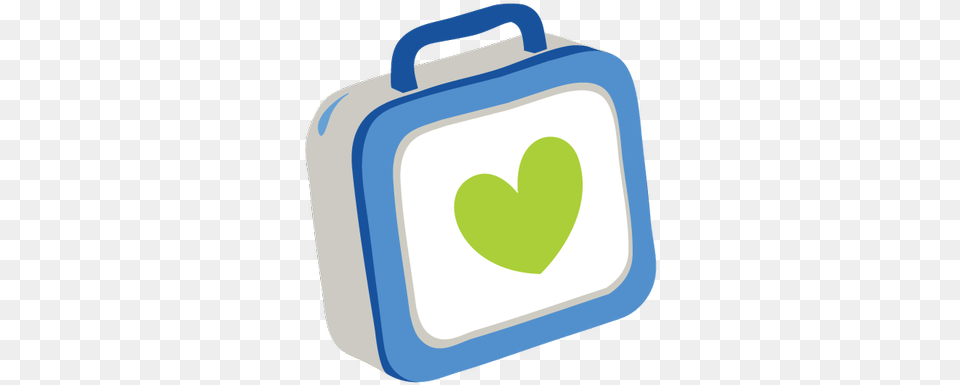 Green Heart Lunch, Bag Free Png Download