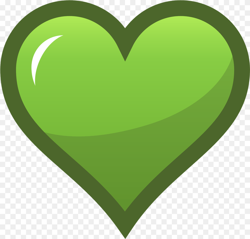 Green Heart No Background Free Png Download