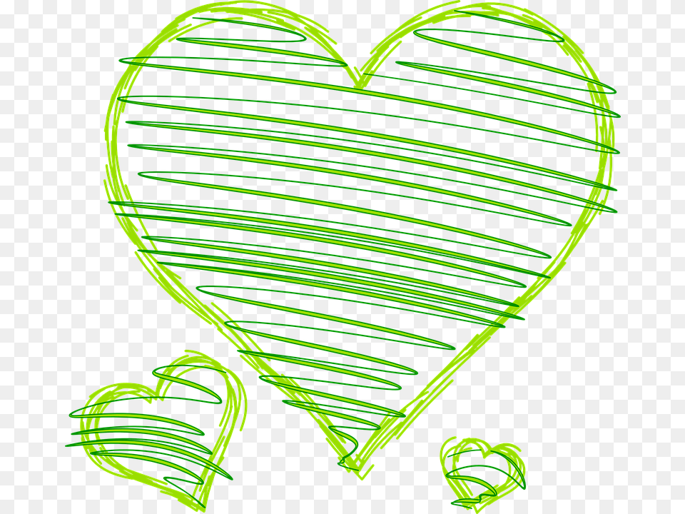 Green Hearts Clipart, Light, Heart Free Transparent Png