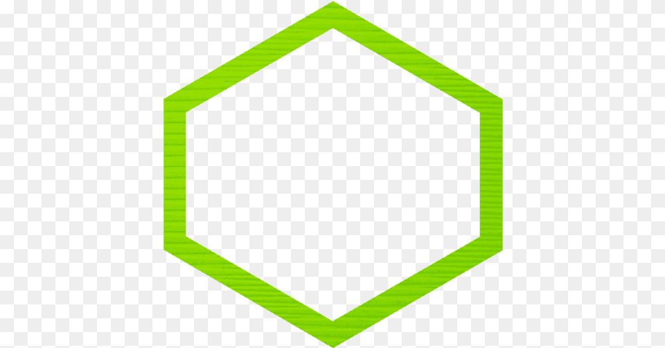Green Hexagon, Symbol, Blackboard, Sign Free Transparent Png