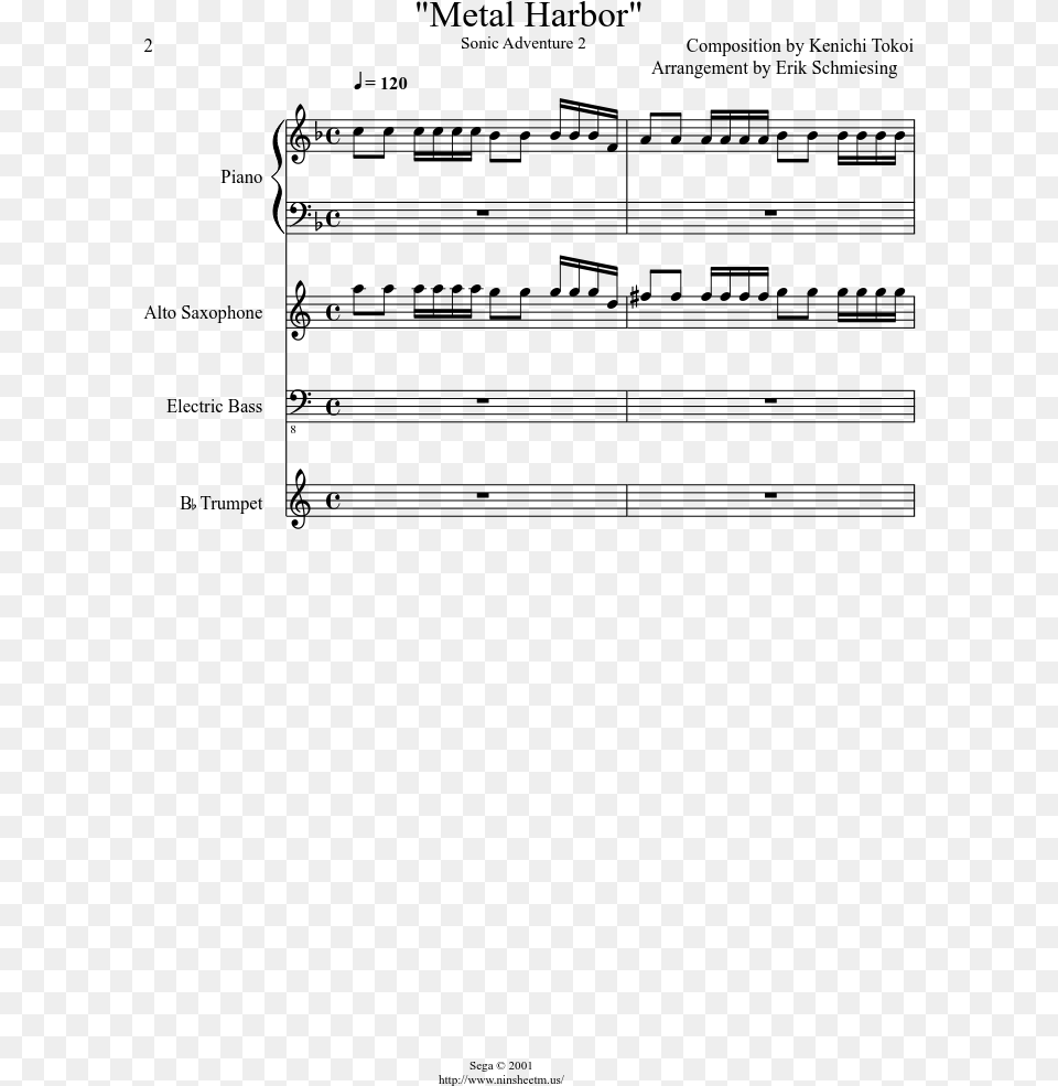 Green Hill Zone Sheet Music For Clarinet Download Electro Swing Sheet Music, Gray Free Transparent Png