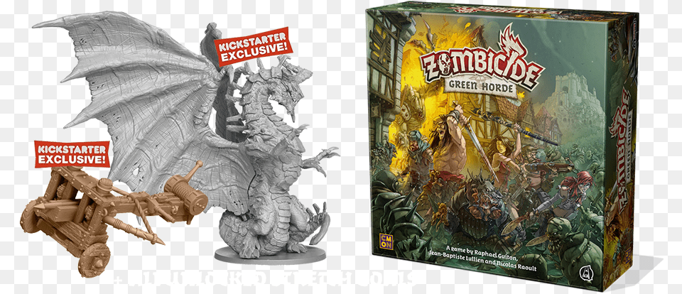 Green Horde Kickstarter Retail Pledge Zombicide Green Horde Release, Person, Accessories, Animal, Dinosaur Free Transparent Png