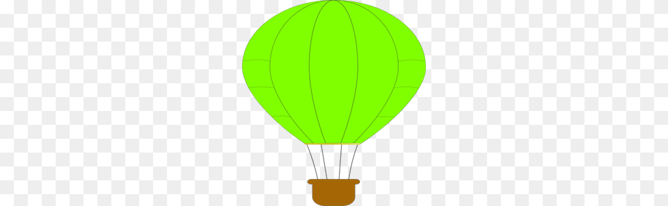 Green Hot Air Balloon Clip Arts For Web, Aircraft, Hot Air Balloon, Transportation, Vehicle Free Transparent Png