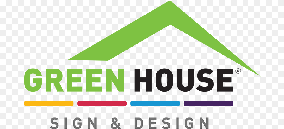 Green House Sign Amp Design Geh Deinen Weg, Scoreboard, Logo, Triangle, Text Free Png