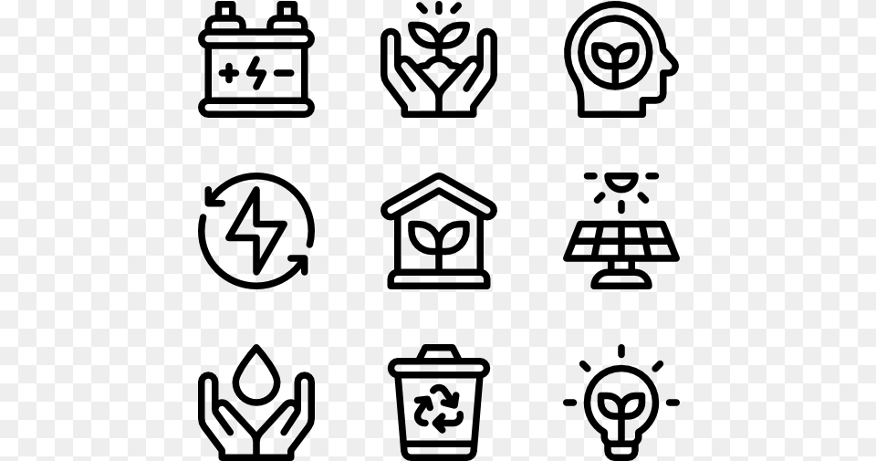 Green House Uniforme Icono, Gray Png Image