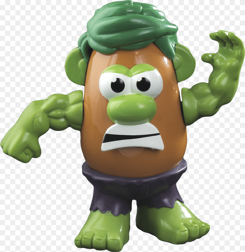 Green Hulk Mr Potato Head Mr Potato Hulk, Toy Png
