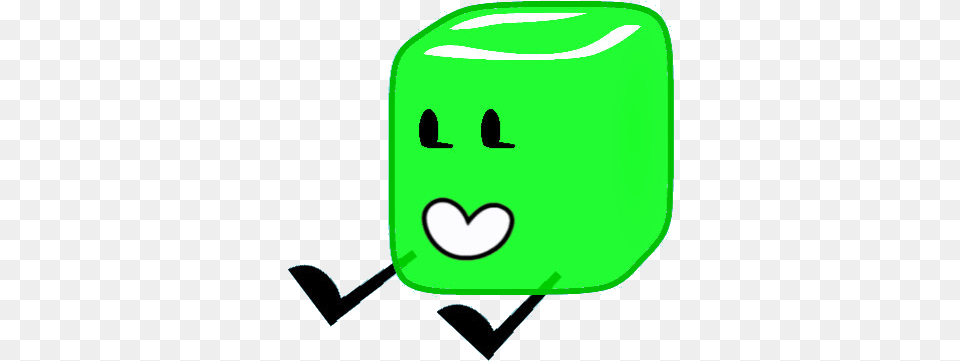 Green Ice Cube Sitting Free Transparent Png