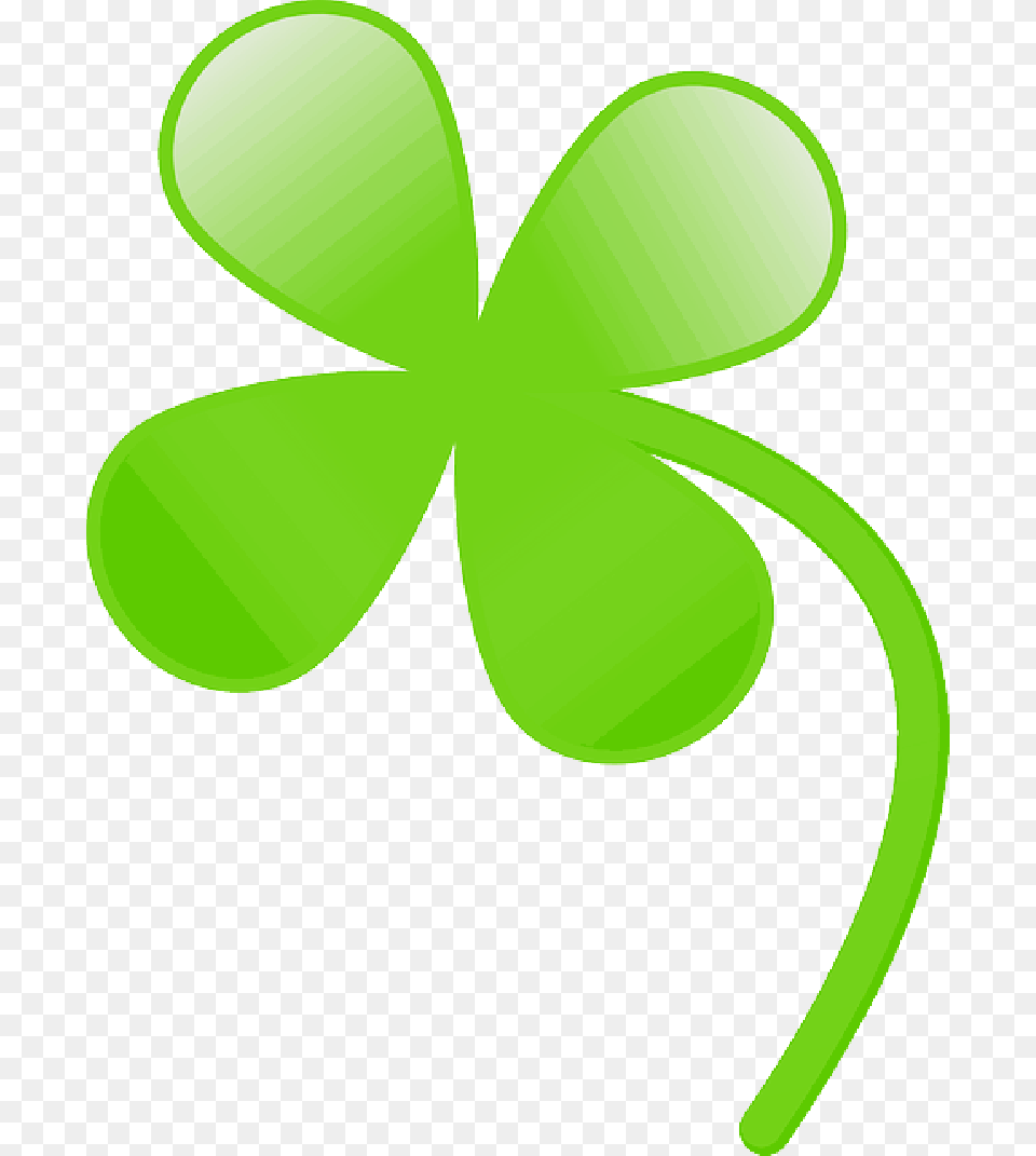 Green Icon Outline Leaf Shamrock Cartoon Vector Daun, Plant Free Transparent Png