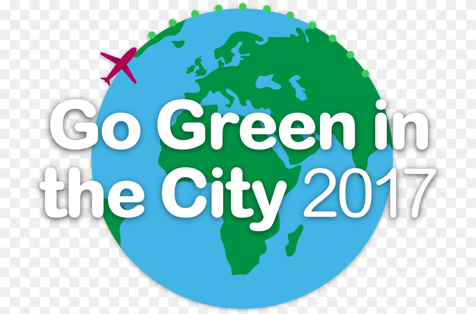 Green In Go Green In City, Sphere, Astronomy, Outer Space, Planet Png Image