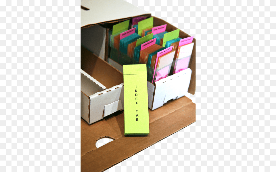 Green Index Card For Slide Box 2 Padded Units Of 250 Box, Cardboard, Carton Png