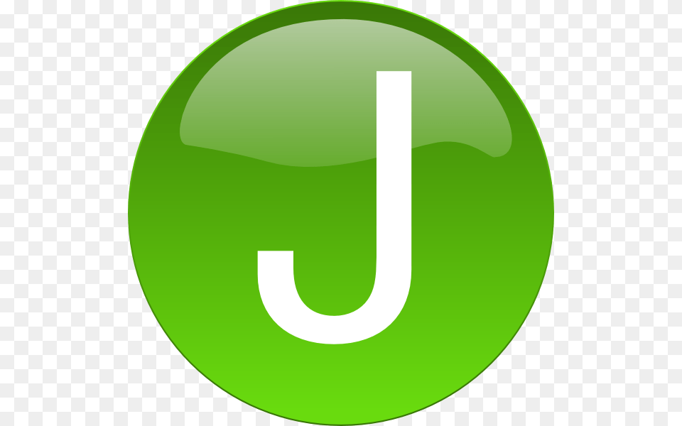 Green J Clip Art, Symbol, Number, Text Free Png Download