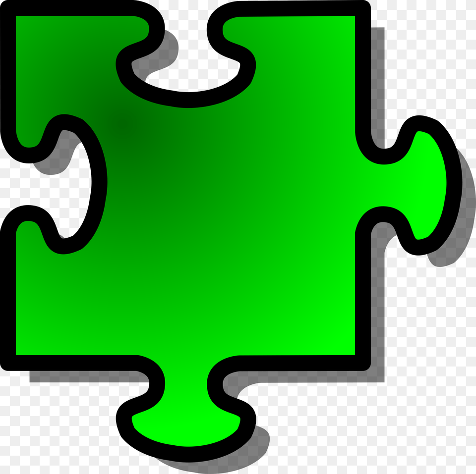 Green Jigsaw Piece Icons, Game, Jigsaw Puzzle Png Image