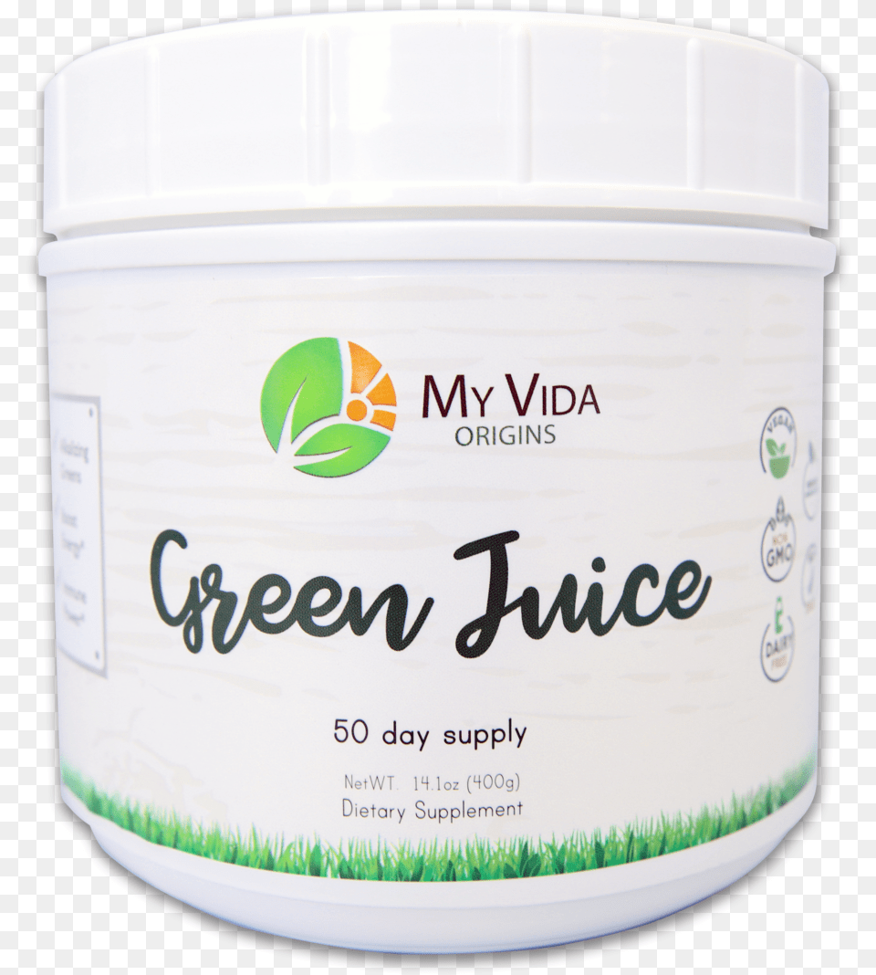 Green Juice Mi Vida Origins, Dessert, Food, Yogurt, Herbal Free Png