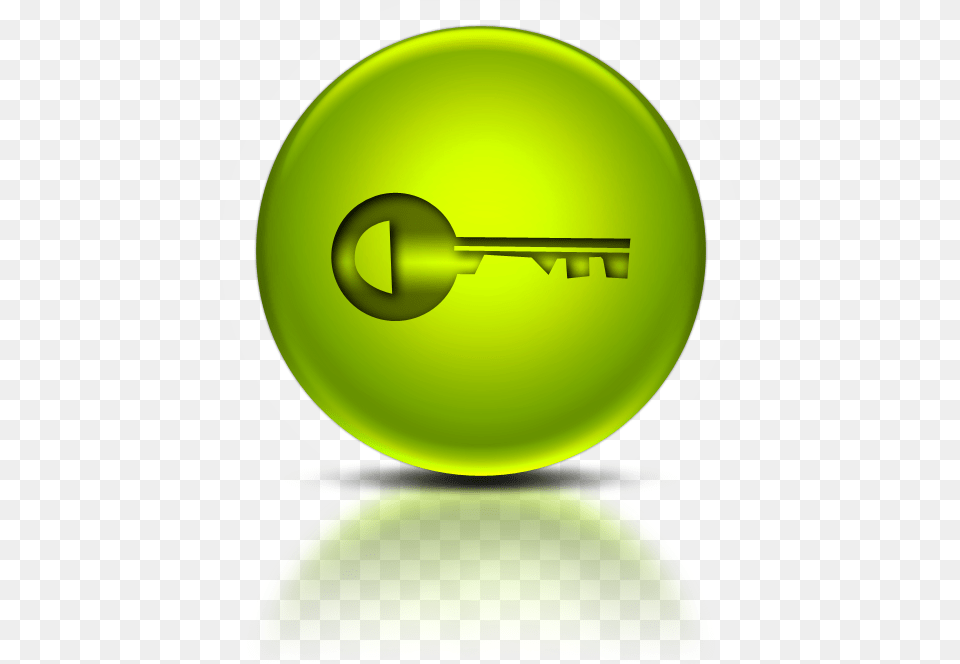 Green Key Icon Sign, Sphere, Disk Free Png