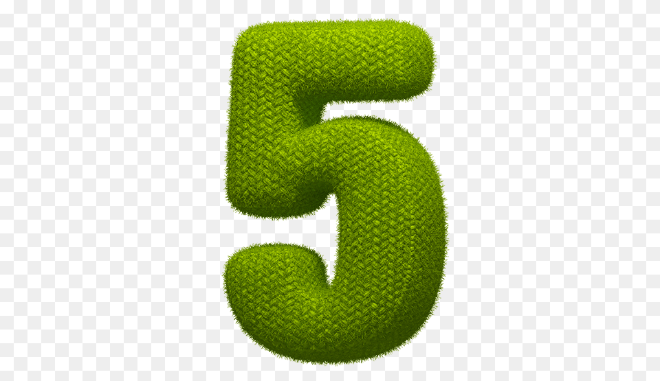 Green Knit Font Letter, Number, Symbol, Text Png Image