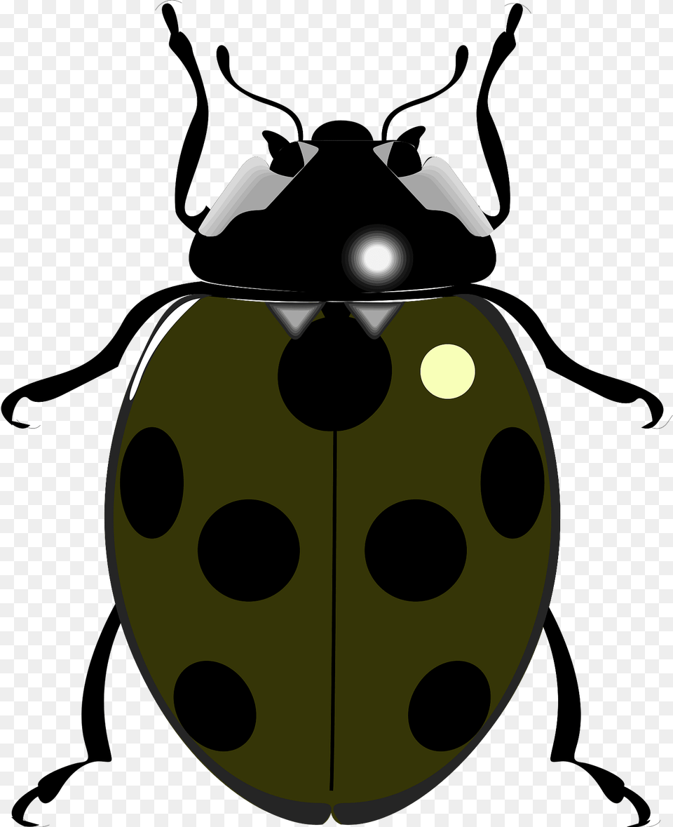 Green Ladybug Clipart, Ammunition, Grenade, Weapon, Animal Free Png Download