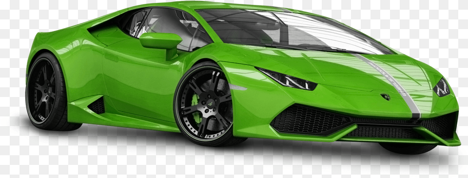 Green Lamborghini, Wheel, Car, Vehicle, Transportation Png Image