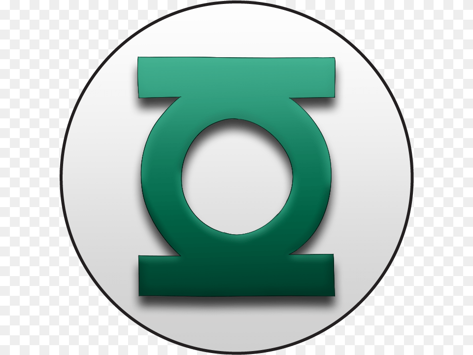 Green Lantern, Number, Symbol, Text, Disk Free Png Download