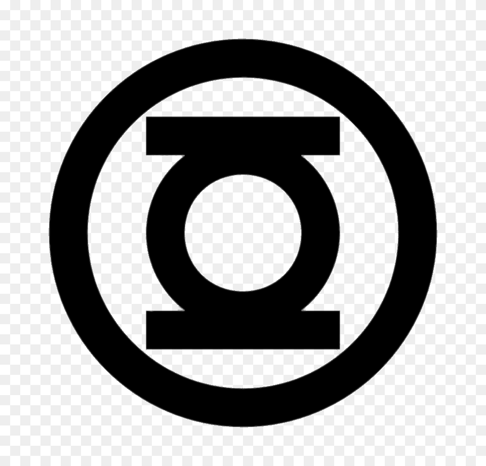 Green Lantern Black Logo, Number, Symbol, Text Free Png
