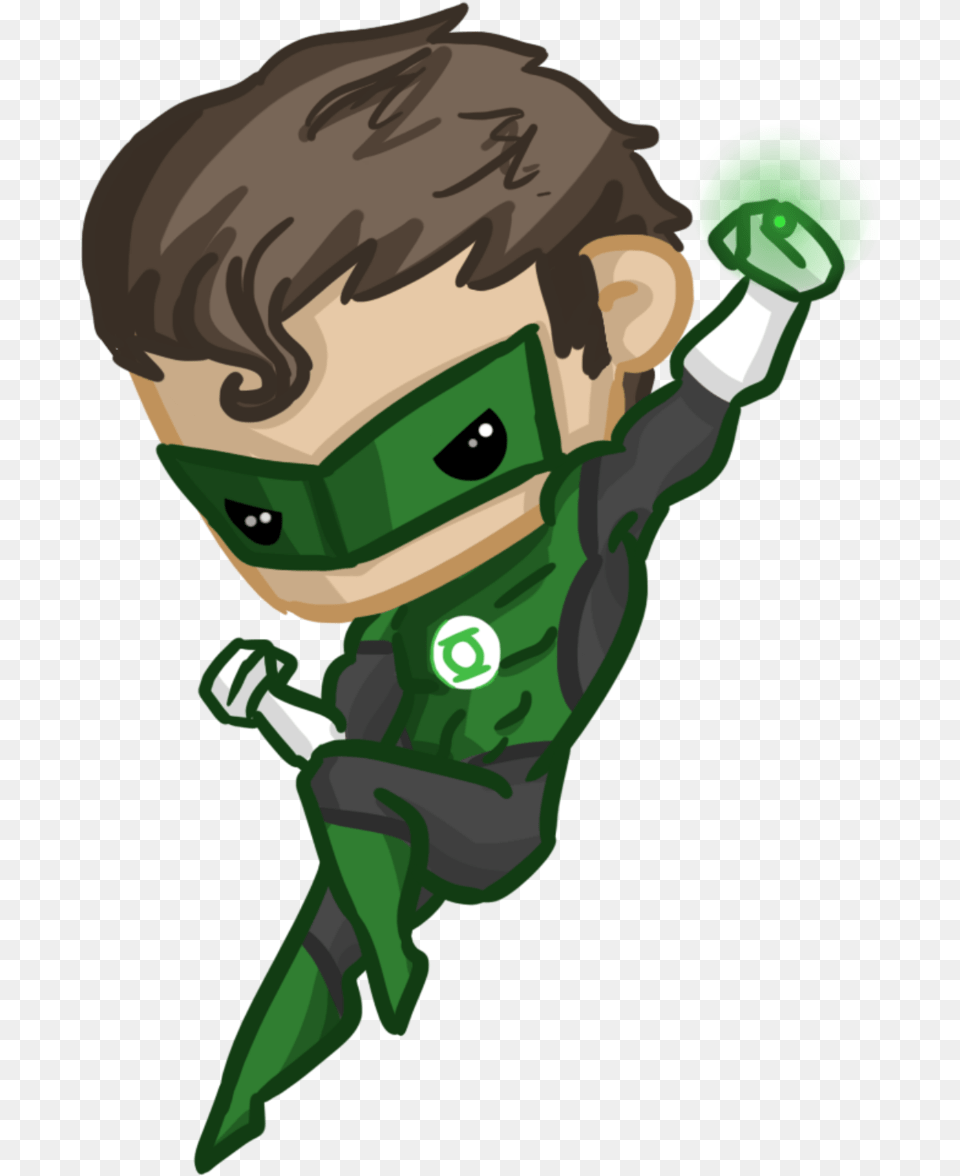 Green Lantern Clip Art Medium Size Cute Green Lantern Drawing, Elf, Baby, Person Png