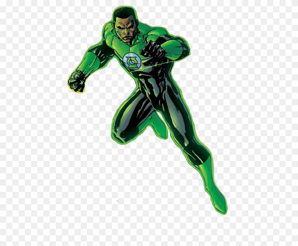 Green Lantern Clipart Green Lantern John Stewart, Person, Face, Head Free Transparent Png