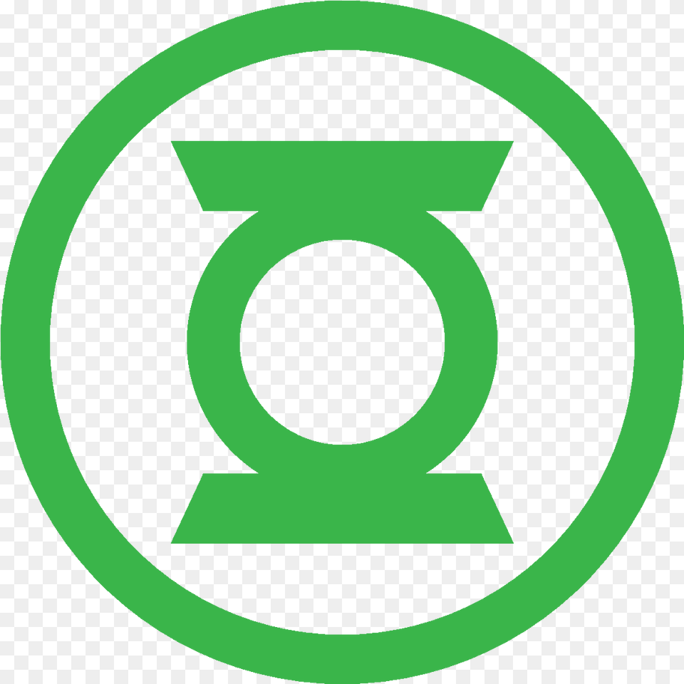 Green Lantern Corps Green Lantern Logo Transparent, Symbol, Disk, Number, Text Png Image