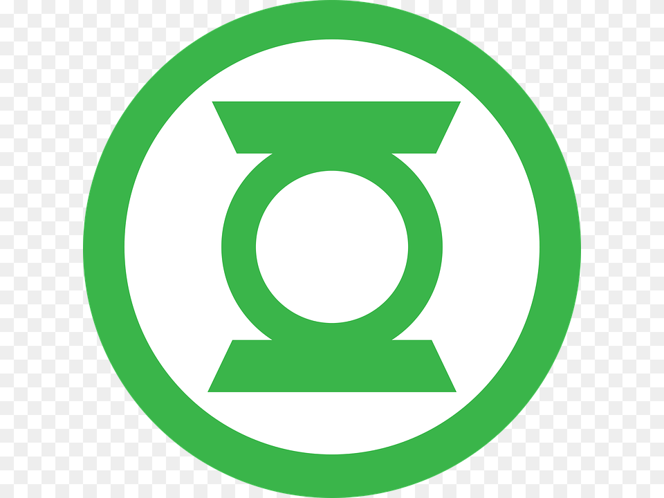 Green Lantern Dc Logo, Symbol, Number, Text, Disk Png