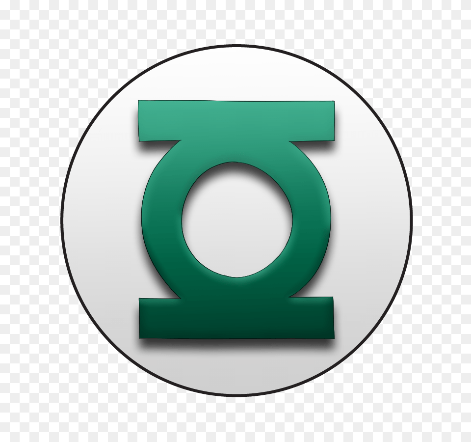 Green Lantern From Green Lantern On A Or Pin Back Button, Number, Symbol, Text, Disk Free Png