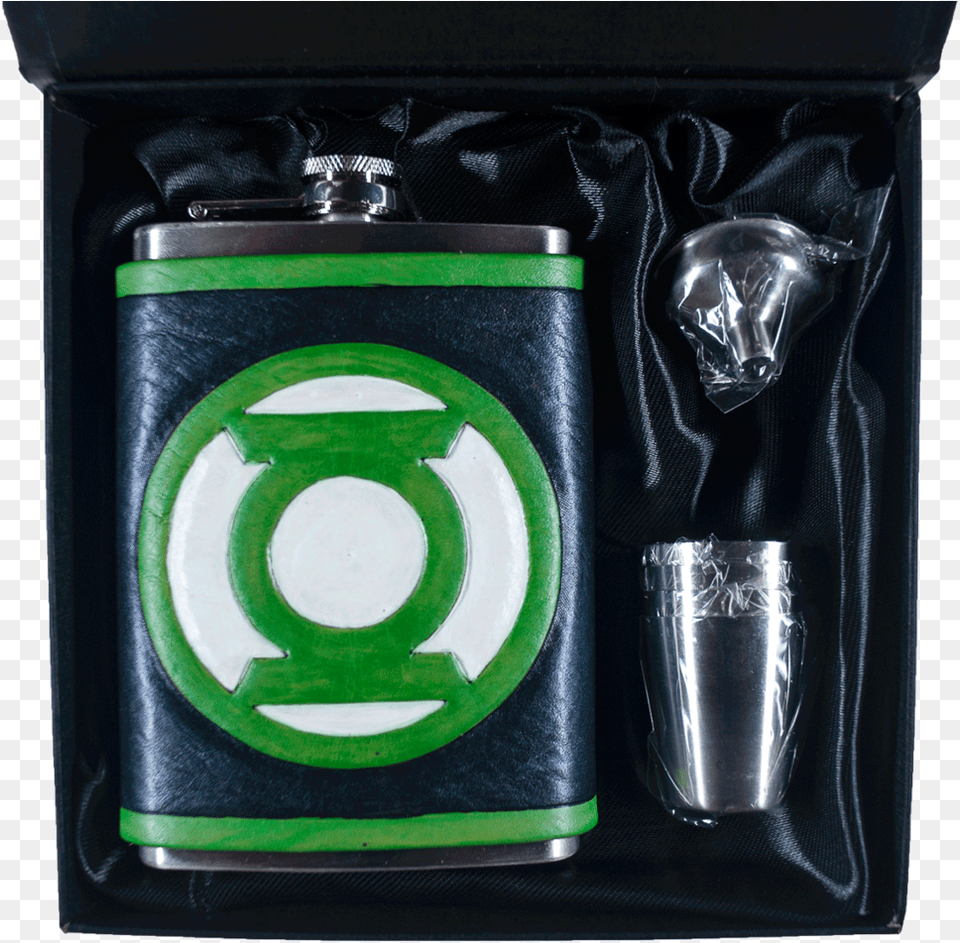 Green Lantern Inspired Flask Set Pint Glass, Bottle Png