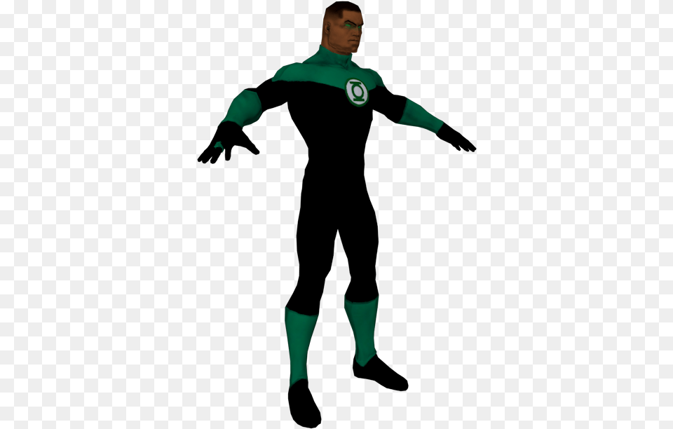 Green Lantern John Stewart Plastic Man Dc Universe Online, Long Sleeve, Cape, Clothing, Sleeve Free Transparent Png