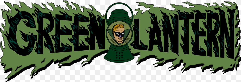 Green Lantern Logo Recreated Using Photoshop Green Lantern, Plant, Vegetation, Person, Face Free Png Download