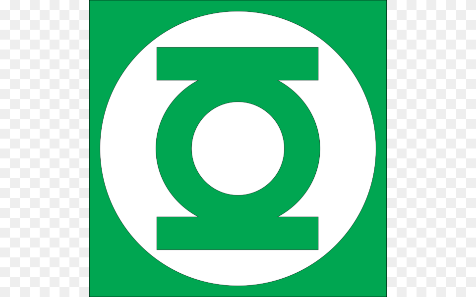 Green Lantern Logo Transparent Vector, Number, Symbol, Text, Disk Png Image