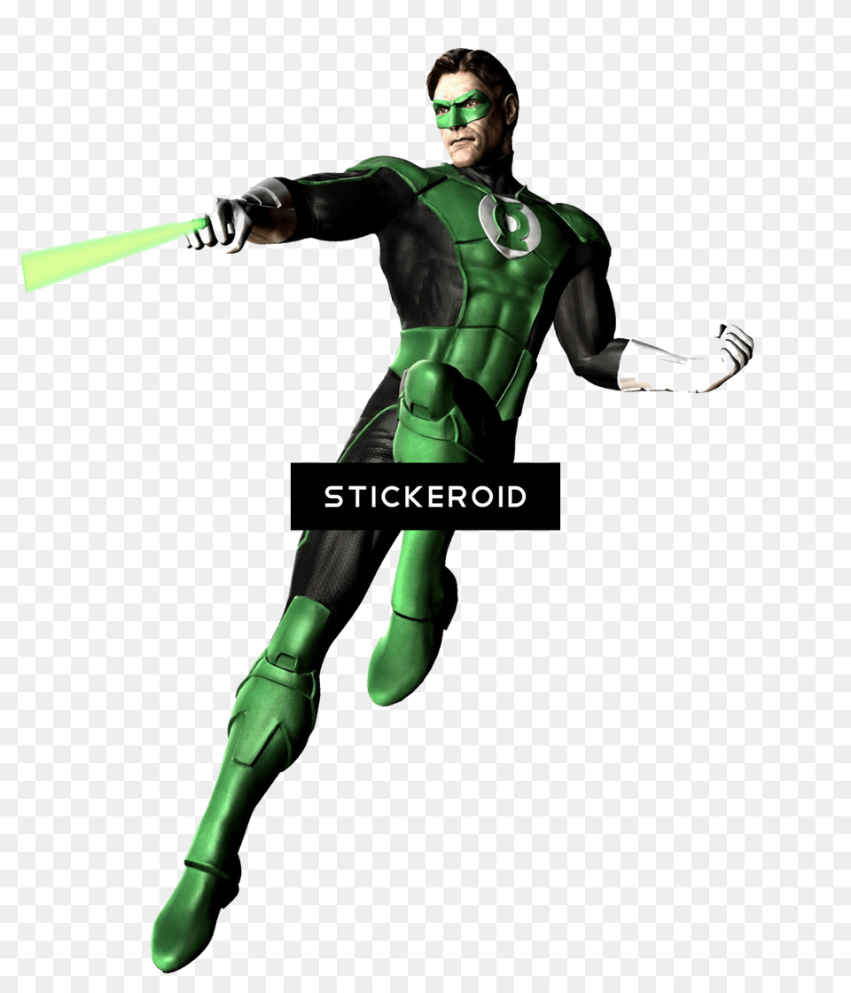 Green Lantern Mask Green Lantern Full Body, Adult, Man, Male, Person Free Png