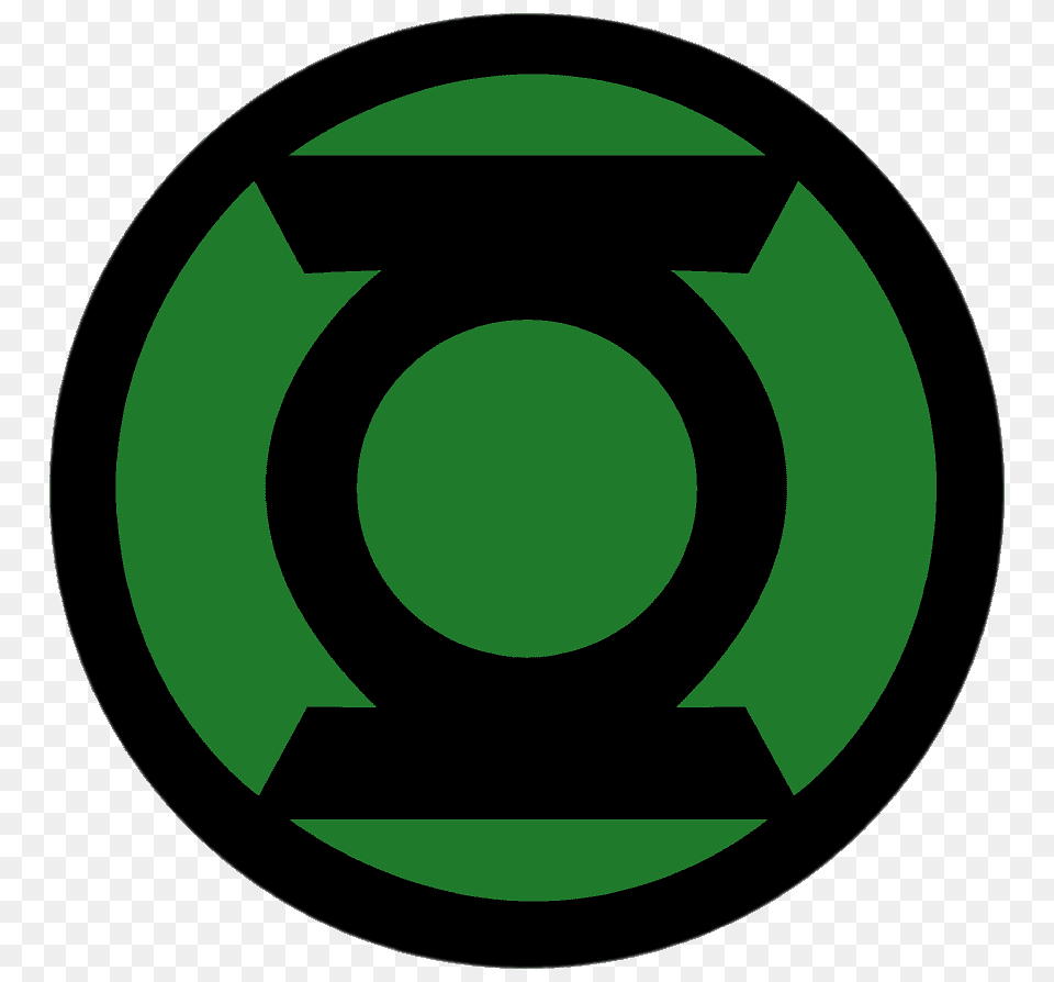 Green Lantern Round Logo, Symbol, Number, Text, Disk Free Transparent Png