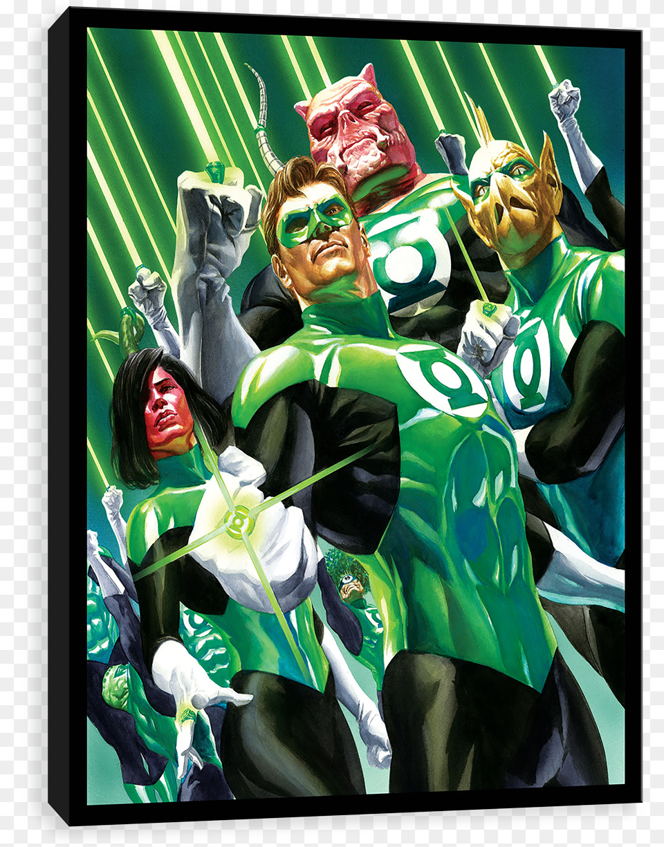 Green Lantern Stand Alex Ross Mortal Kombat Vs Dc, Person, People, Adult, Woman Free Png Download