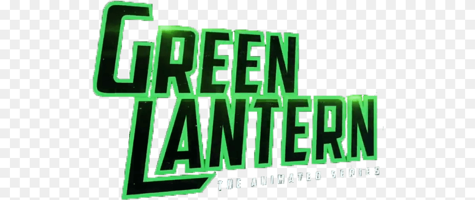 Green Lantern The Animated Series Text Green The Animated Series, Scoreboard, Light Free Png