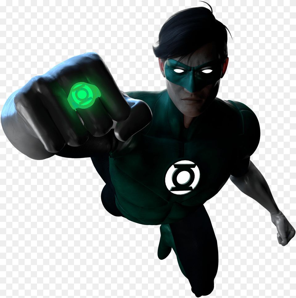 Green Lantern U2014 Polycount Green Lantern, Adult, Body Part, Finger, Hand Png