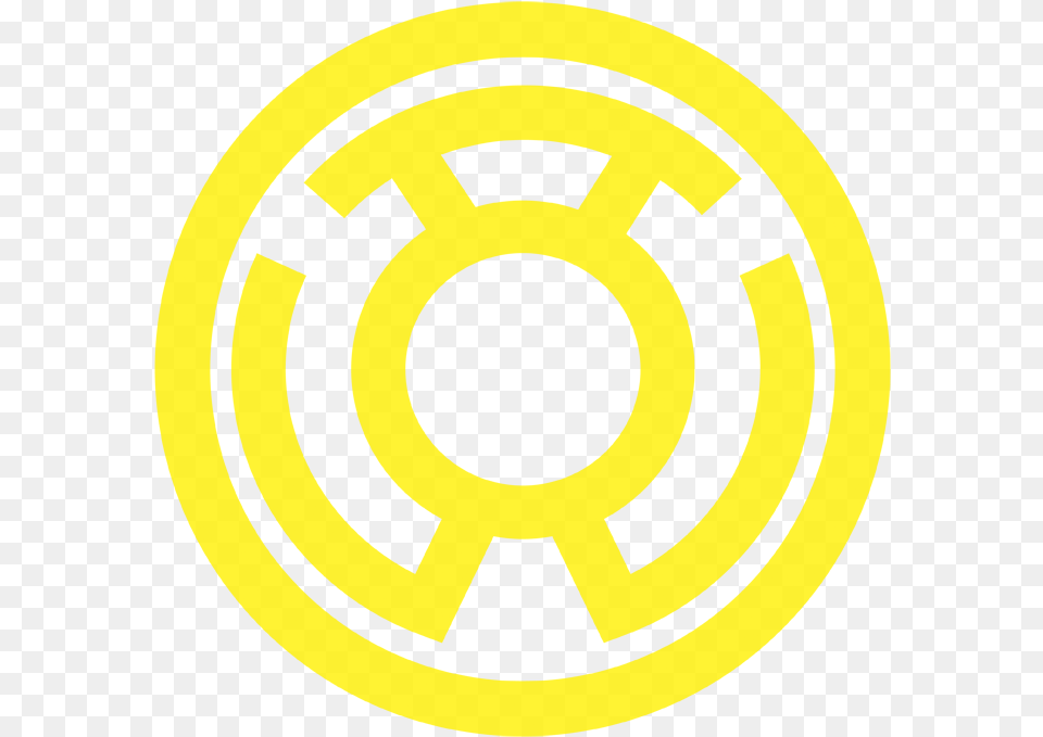 Green Lantern Yellow Emblem Juniors Yellow Lantern Logo, Disk Png Image