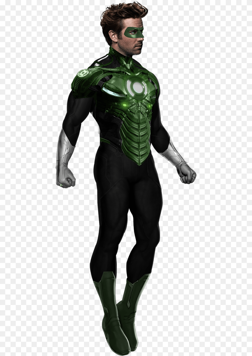 Green Lanterngreenfictional Figurebatman Green Lantern Full Body, Adult, Clothing, Costume, Person Free Png Download