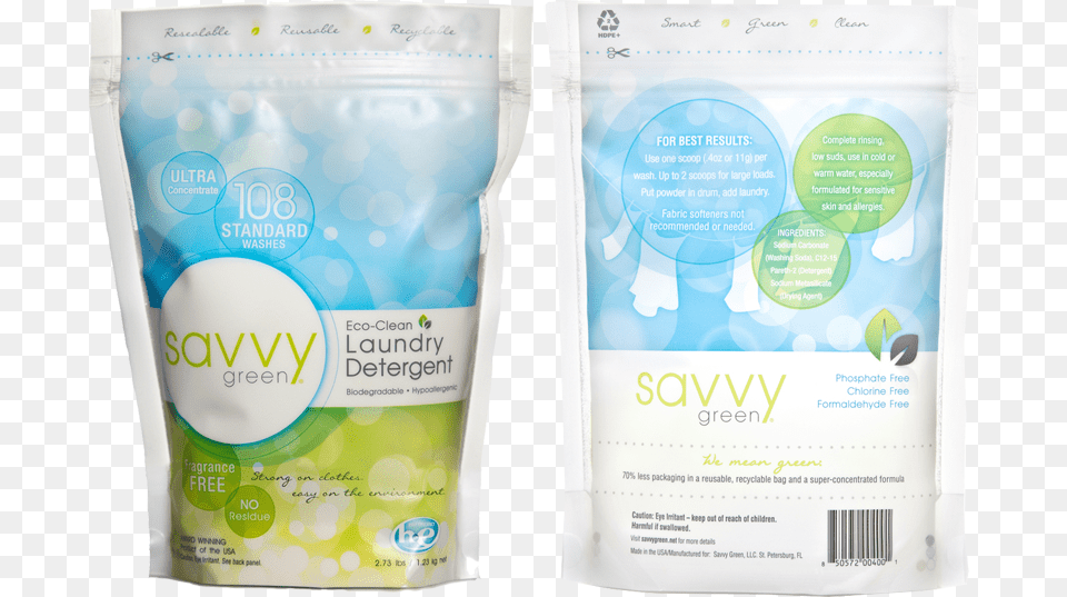 Green Laundry Detergent Savy Green Detergent, Advertisement, Cosmetics, Poster Free Png Download